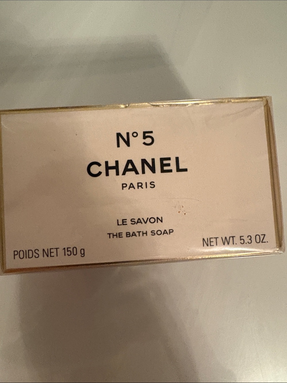 CHANEL N°5 Le Savon Bath Soap - Soft Pink & Gold Trim